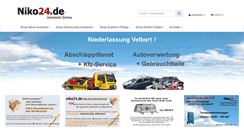 Desktop Screenshot of niko24.de